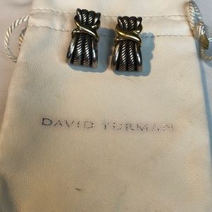 David Yurman Cable Classic Crossover X Earrings